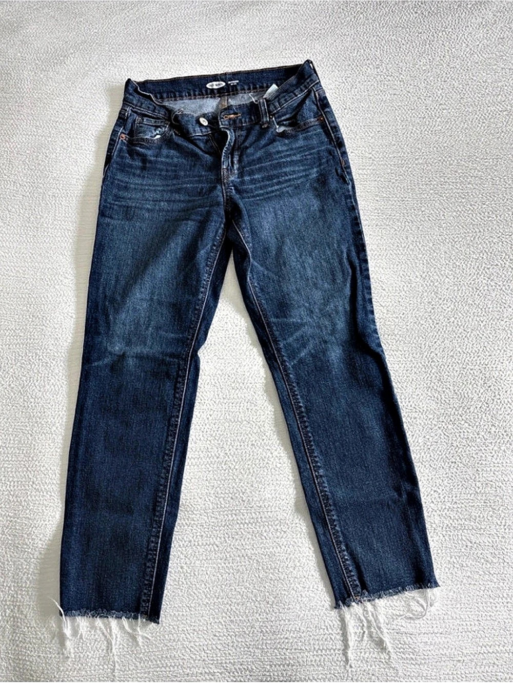 Old Navy Boyfriend Mid-Rise Blue Jeans